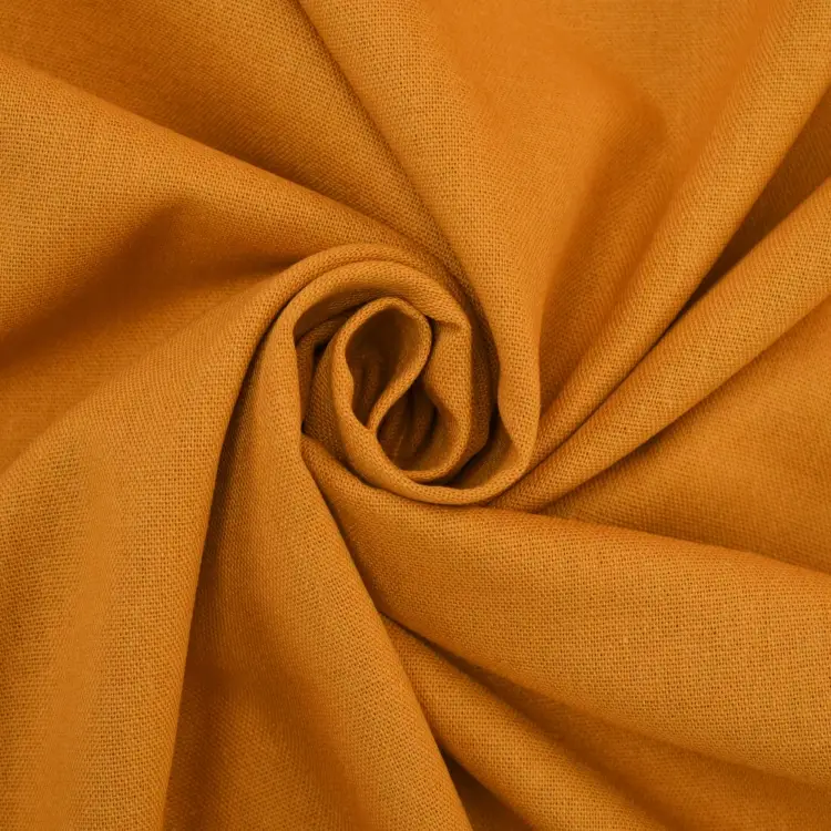 Bestseller Viskose Leinen Mix Uni, curry