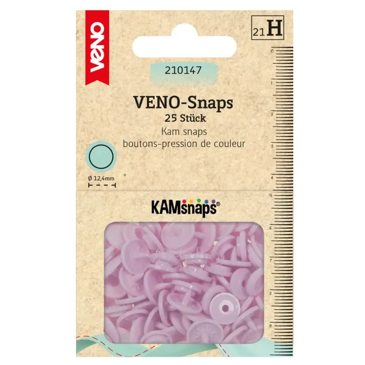 Begrenztes Angebot Druckknöpfe KAMsnaps Ø12,4 mm, rosa