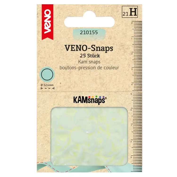 Druckknöpfe KAMsnaps Ø12,4 mm, creme Ausverkauf