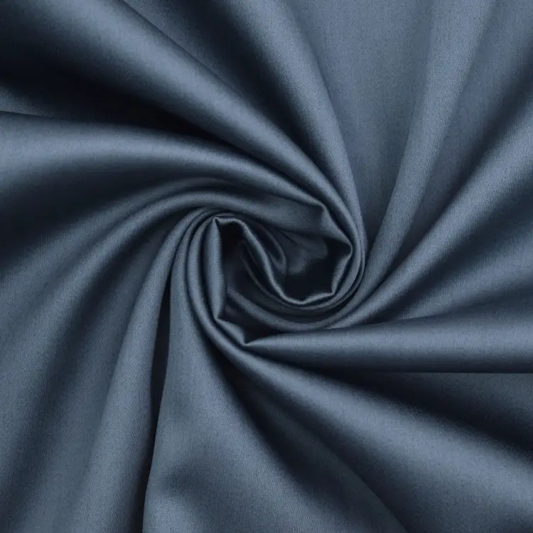 Baumwollsatin Uni, jeansblau Schnäppchen