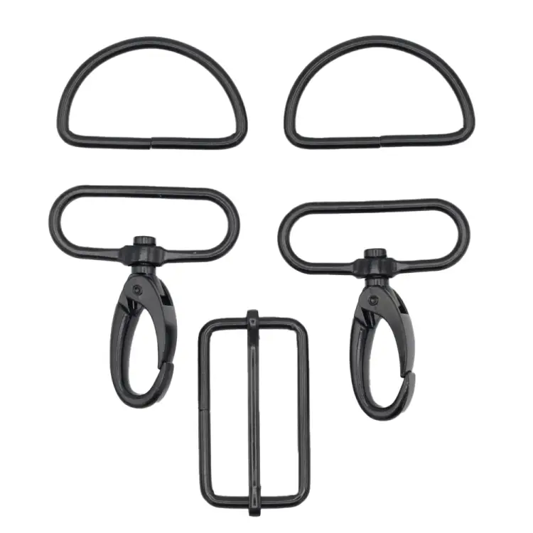 Taschen-Zubehör-Set 5 tlg. 40 mm, schwarz Online Kaufen