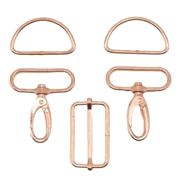 Rabatt Taschen-Zubehör-Set 5 tlg. 40 mm, roségold