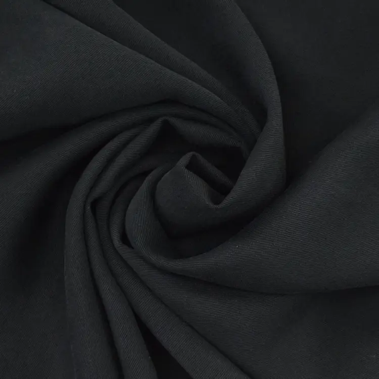 Viskose Twill, schwarz Nur Heute