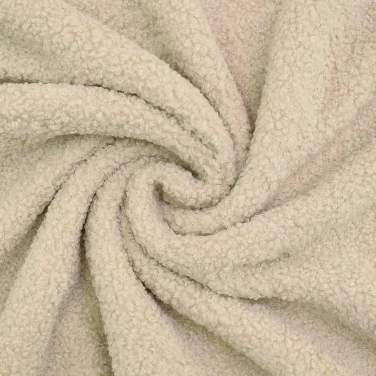 Teddyplüsch leicht, beige Preisreduziert
