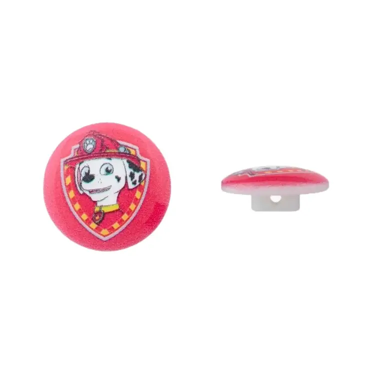 Kinderknopf Paw Patrol Marshall 15 mm, rot Direkt Vom Hersteller