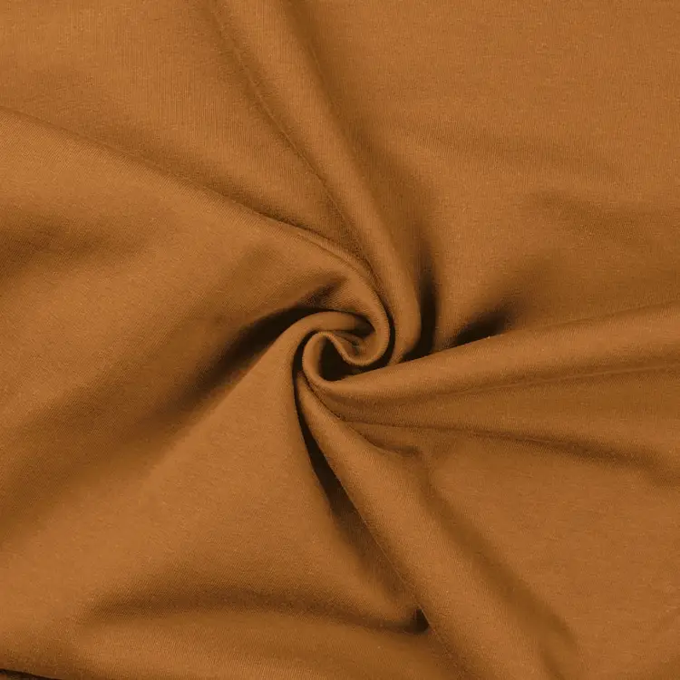 Bestpreis French Terry aufgeraut, caramel