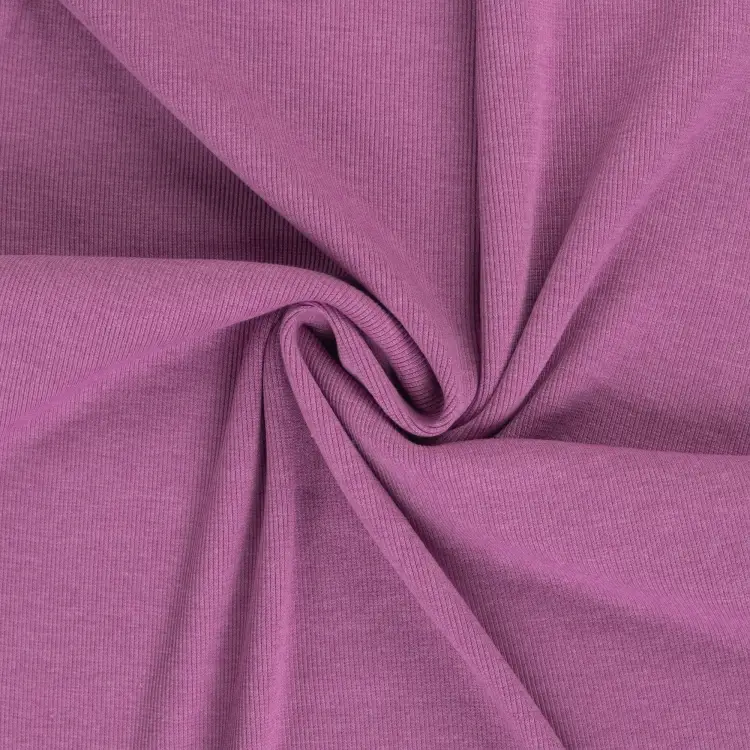 Sale Feinrippbündchen 45 cm, beere meliert