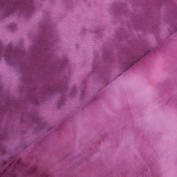 Abverkauf Alpenfleece Batik, beere