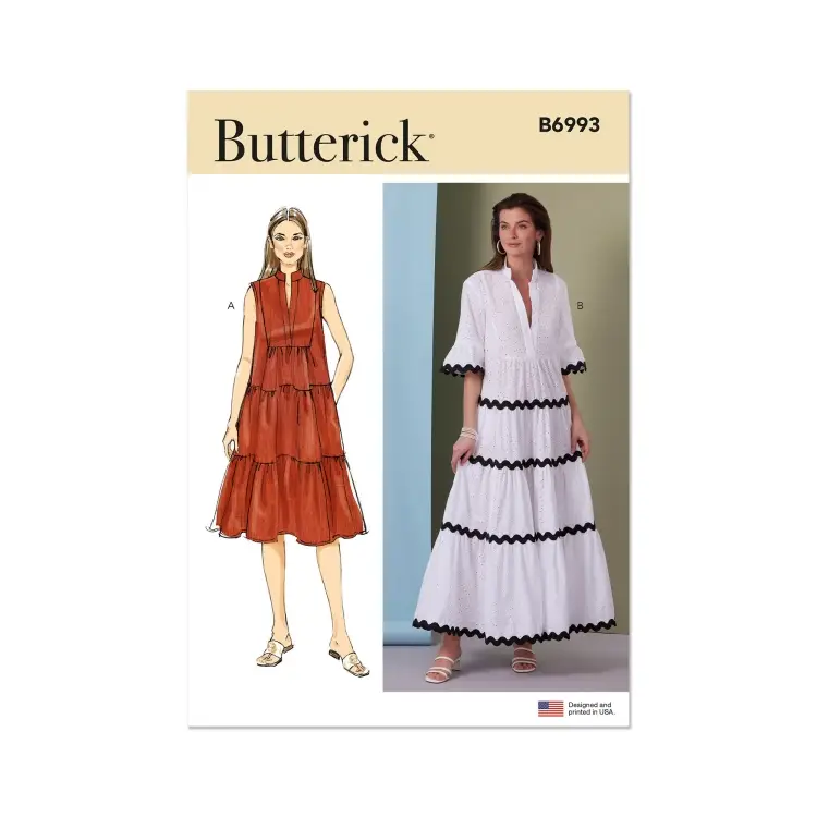 Schnittmuster Butterick Damen-Kleid 6993 Gr. 34-42 Preisreduziert