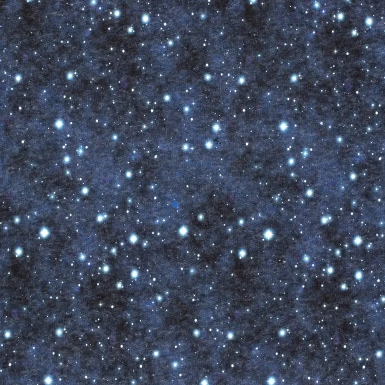 Wintersweat Sternenhimmel, dunkelblau Knallerangebot