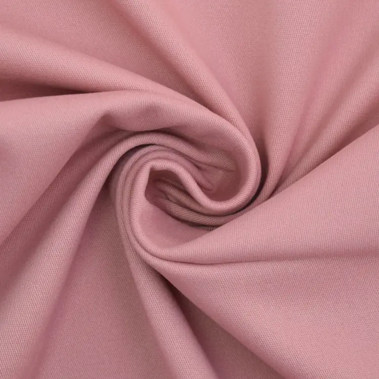 Echt Stretch Baumwoll Twill Peach Touch, altrosa