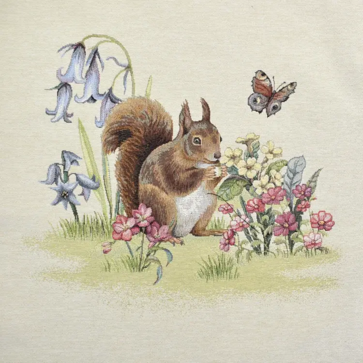 Jetzt Kaufen Dekostoff Gobelinstoff Panel Spring Squirrel, 46 x 46 cm