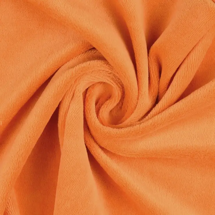 Nickistoff uni, orange Preiswert