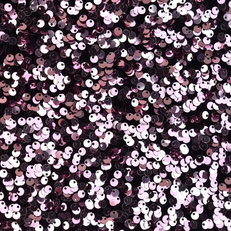Echt Pailletten Samt, rosa