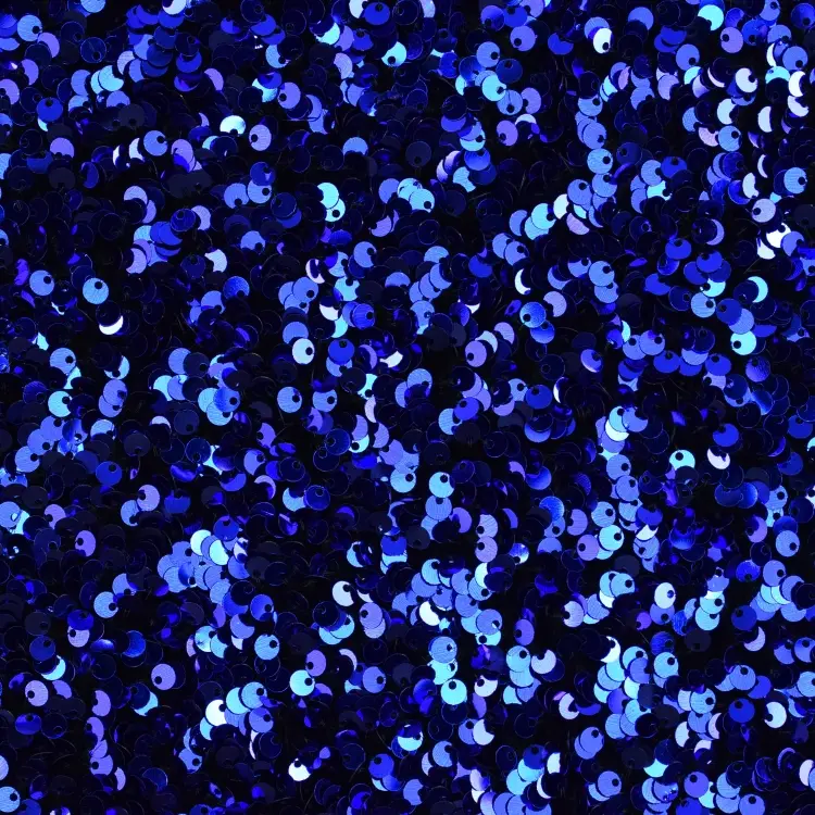 Pailletten Samt, royalblau Saisonangebot