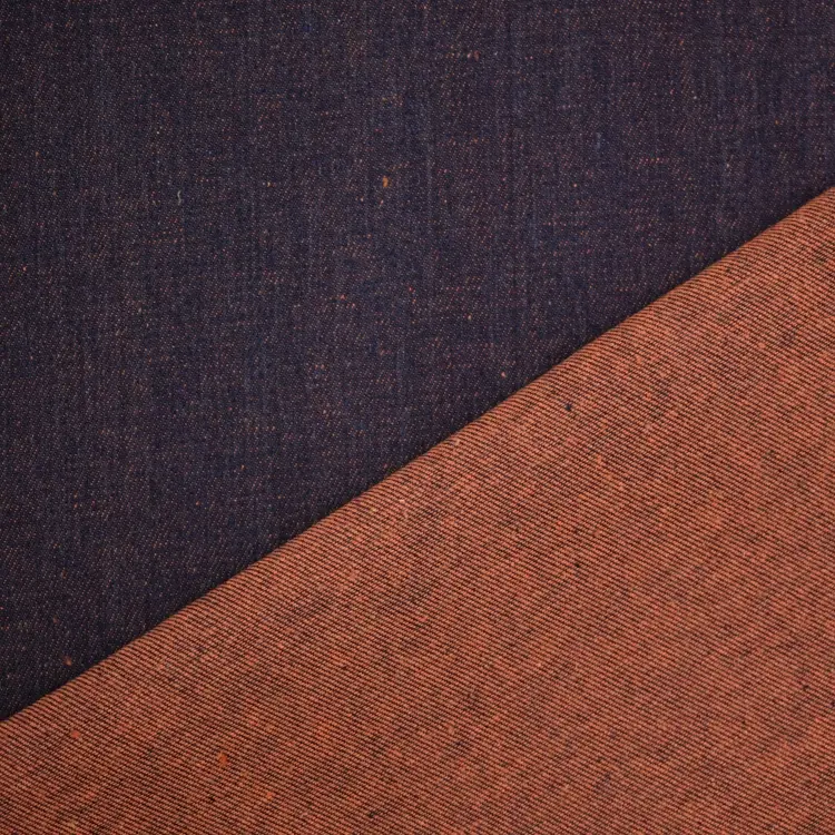 Garantierte Lieferung Jeansstoff Two Tone, orange