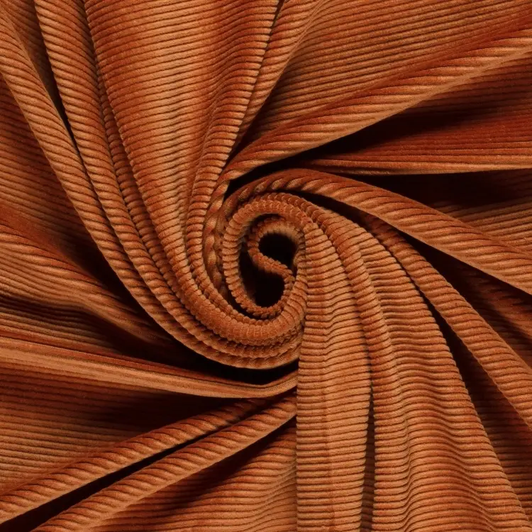 Nicki Cordjersey, terracotta Highlight