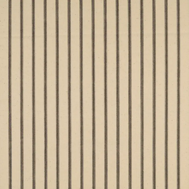 Günstig Baumwoll Cretonne Vintage Stripes, schwarz