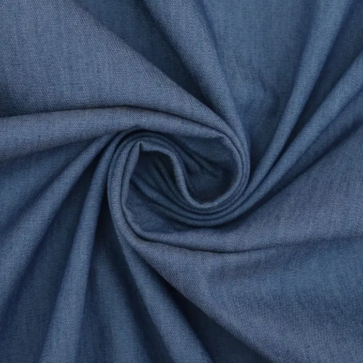 Top-Seller Leichter Stretch Chambray, jeansblau