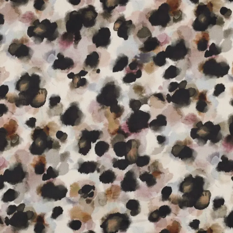 Baumwollsatin Animal Skin, beige Echt