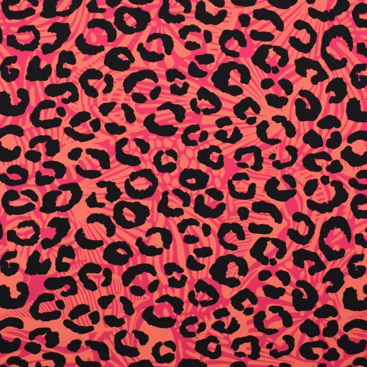 French Terry Leo Style, pink Beliebt