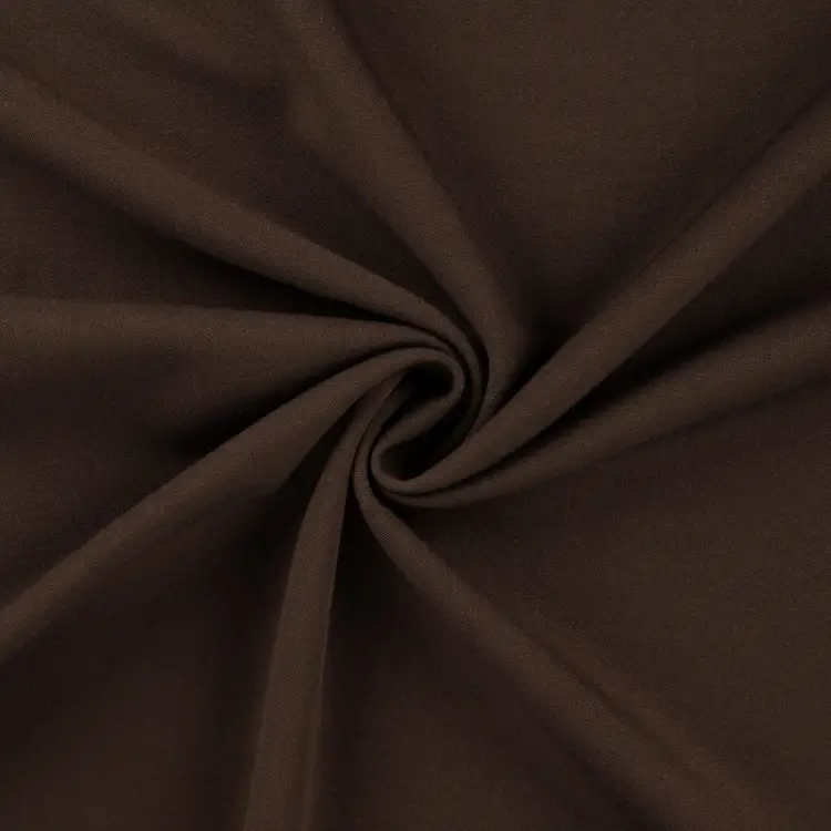 Bi Stretch Gabardine uni, dunkelbraun Direktkauf