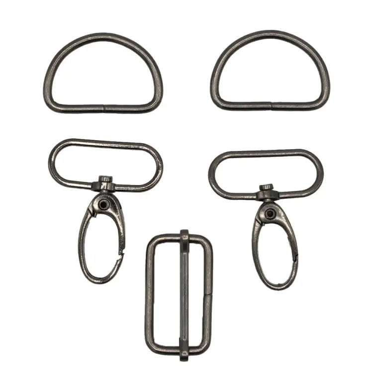 Taschen-Zubehör-Set 5 tlg. 30 mm, gunmetal Top-Seller