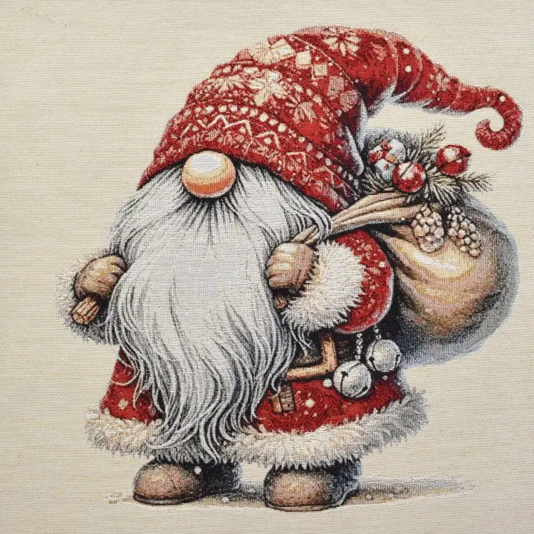 Dekostoff Gobelinstoff Happy Gnome Panel, 46 x 46 cm Direktkauf
