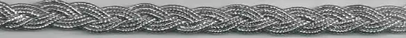 Nur Heute Band Glitzer silber Breite:1,5cm