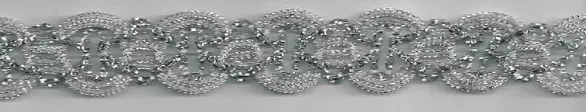 Günstig Band Glitzer silber Breite: 2cm