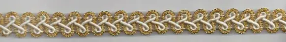 Markenware Band Glitzer gold Breite: 1cm
