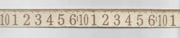 Baumwollband Maßband Breite: 1,5cm Knallerangebot