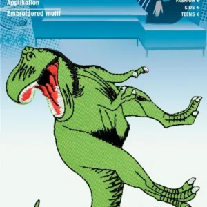 Kracherpreis Applikation Dino T-Rex grün groß