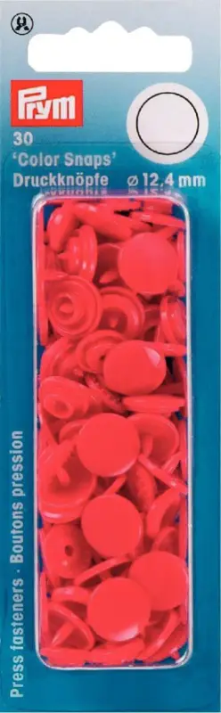 Prym Color Snaps Druckknöpfe Ø12,4mm rot Versand Am Gleichen Tag
