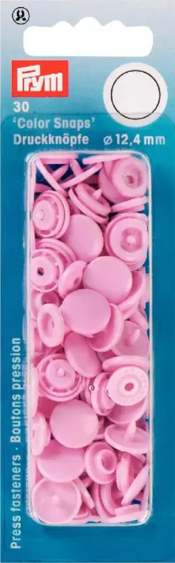 Markenprodukt Prym Color Snaps Druckknöpfe Ø12,4mm rosa