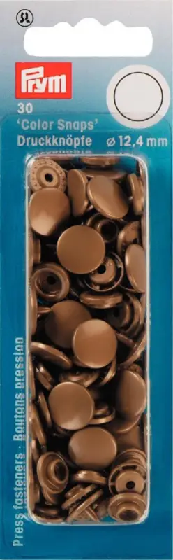 Prym Color Snaps Druckknöpfe Ø12,4mm gold Online Kaufen