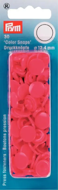 Rabatt Prym Color Snaps Druckknöpfe Ø12,4mm himbeer