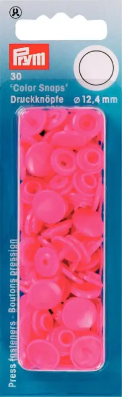 Prym Color Snaps Druckknöpfe Ø12,4mm pink Aktuell