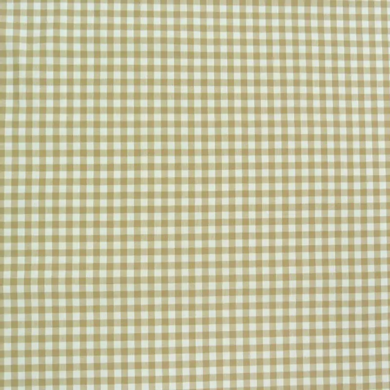 Baumwollstoff kariert weiß beige 9mm 1,4m Breite Letzte Chance