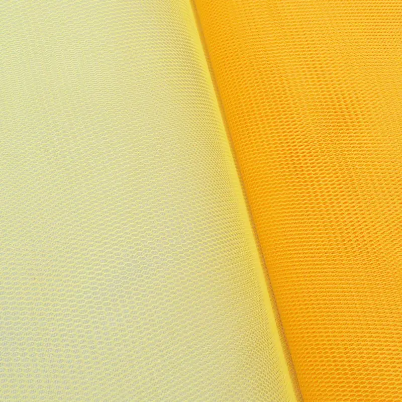 Kreativstoff Tüll Polyester gelb 1,4m Breite Schnäppchen
