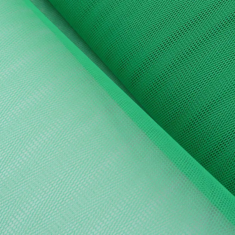 Kreativstoff Tüll Polyester grasgrün 1,4m Breite Direktkauf