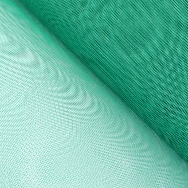 Direktkauf Kreativstoff Tüll Polyester dunkelgrün 1,4m Breite