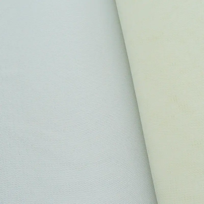 Kreativstoff Tüll Polyester creme 1,4m Breite Top-Preis