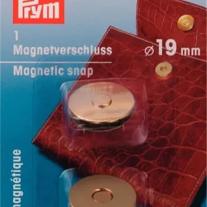 Prym Magnet-Verschluss 19mm goldfarbig Echt