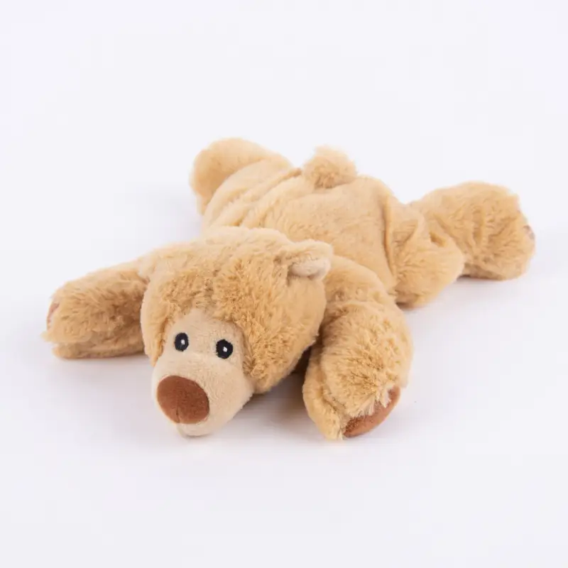Warmies Mini Wärmestofftier Bär liegend hellbraun 100% Hirse-Lavendelfüllung Wochenendangebot