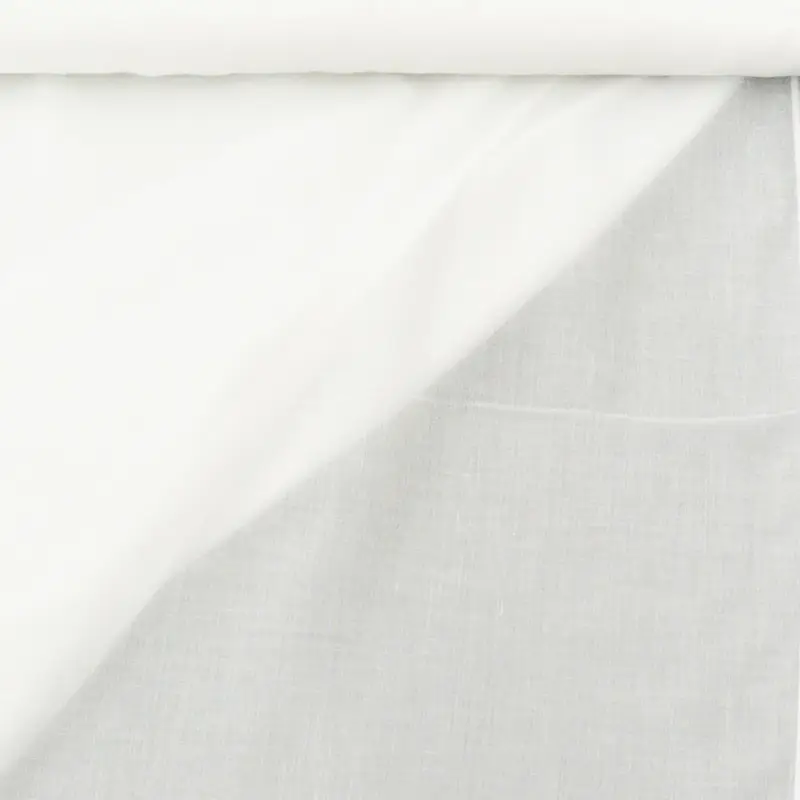 Heißes Angebot Gardinenstoff Stores Batist weiß halb-transparent uni 2,6m Höhe