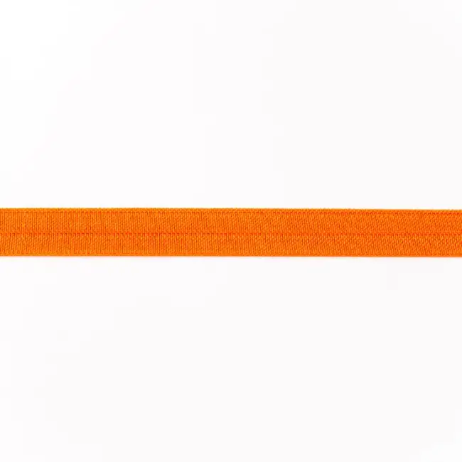 Schrägband Gummi elastisch orange 1,5cm Meistverkauft