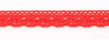 Spitze Zierband rot Breite: 2,5cm Bestseller