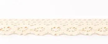 Spitze Zierband creme Breite: 2,5cm Markenprodukt