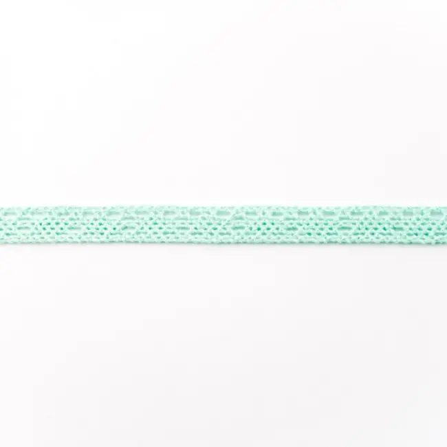 Spitze Zierband mintgrün Breite: 1cm Highlight
